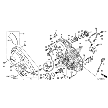 RIGHT CRANKCASE COVER (2)