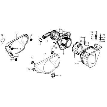 AIR CLEANER + SIDE COVER