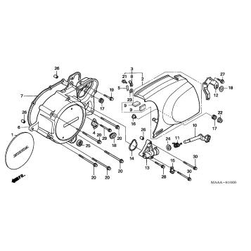 LEFT CRANKCASE COVER