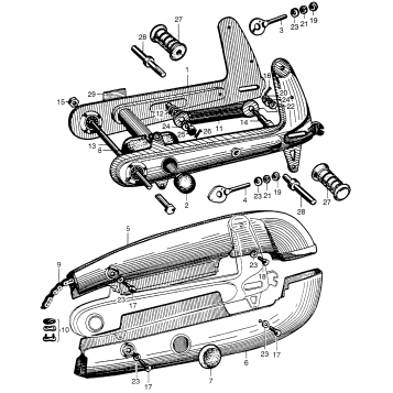 SWINGARM + CHAIN CASE