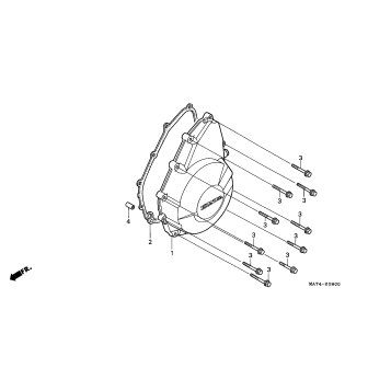 LEFT CRANKCASE COVER