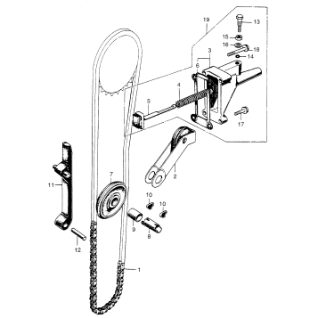 CAM CHAIN + TENSIONER