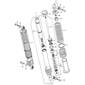 REAR SHOCK ABSORBER M