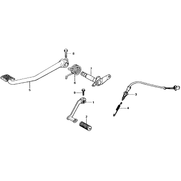 BRAKE PEDAL + CHANGE PEDAL