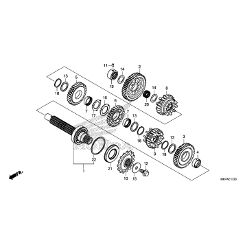 TRANSMISSION             (COUNTERSHAFT)