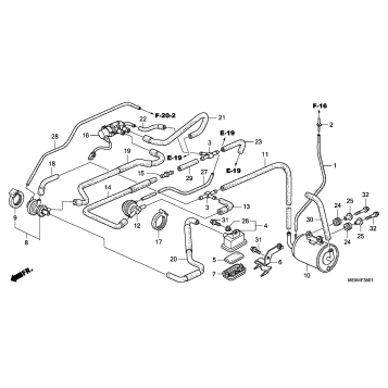 EVAP CANISTER ('08-,AC)