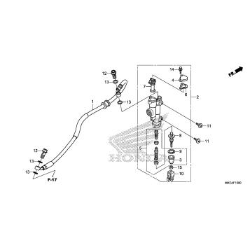 REAR BRAKE MASTER        CYLINDER