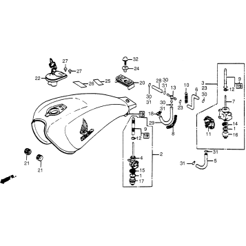 VT500FT FUEL TANK Y-