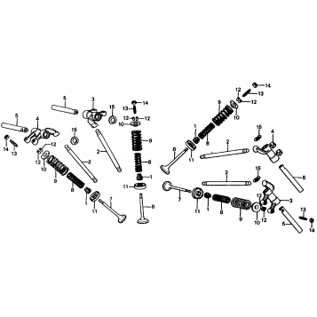 VALVE + UPPER ROCKER ARM