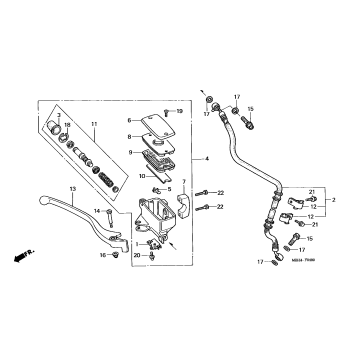 FRONT BRAKE MASTER CYLINDER