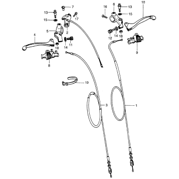 STOP SWITCH + HANDLE LEVER
