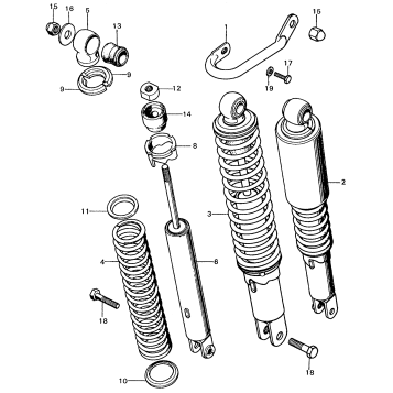 REAR SHOCK ABSORBER K5-K6