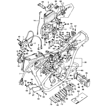 FRAME + TOOLS + WIRE HARNESS