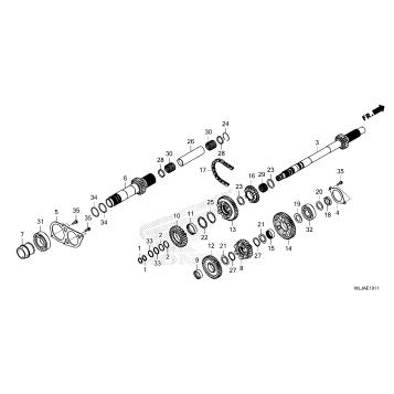 TRANSMISSION (MAINSHAFT) (DCT)