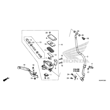 FRONT BRAKE MASTER       CYLINDER