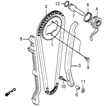 CAM CHAIN + TENSIONER