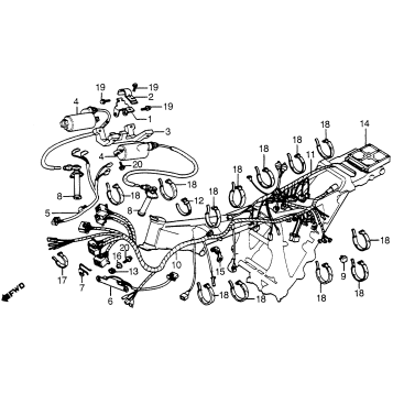 WIRE HARNESS + IGNITION COIL