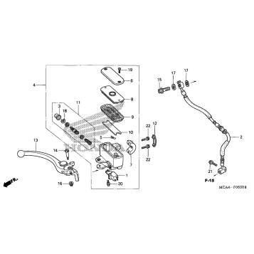 FRONT BRAKE MASTER CYLINDER