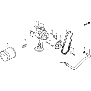 OIL PUMP + OIL FILTER