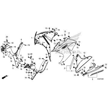 MIDDLE COWL@UNDER COWL