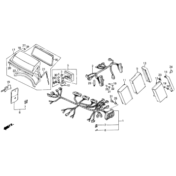 SE-I FAIRING WIRE HARNESS 86