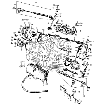 CYLINDER HEAD COVER + SIDE COVER