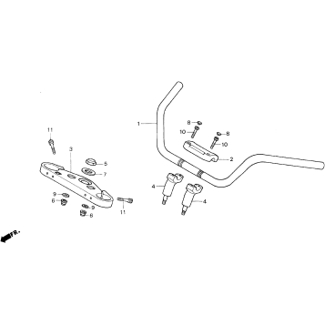 HANDLEBAR + TOP BRIDGE