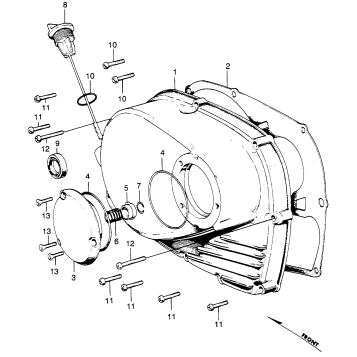 RIGHT CRANKCASE COVER