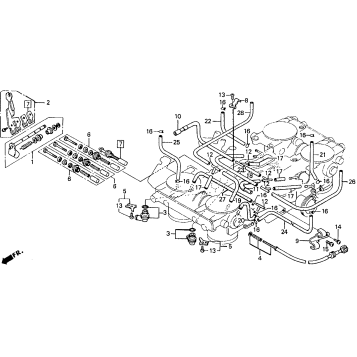 THROTTLE BODY COMPONENTS