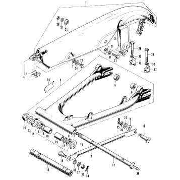 CHAIN CASE + SWINGARM