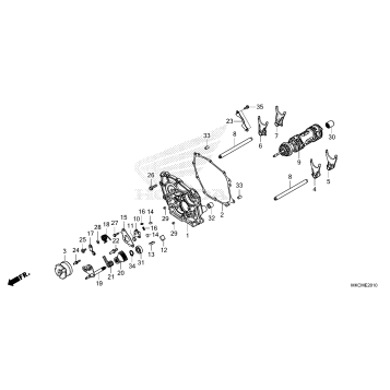 SHIFT DRUM@SHIFT FORK    (DCT)