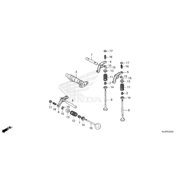 CAMSHAFT@VALVE (FR.)