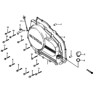 RIGHT CRANKCASE COVER