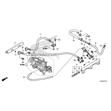 THROTTLE BODY (TUBING)