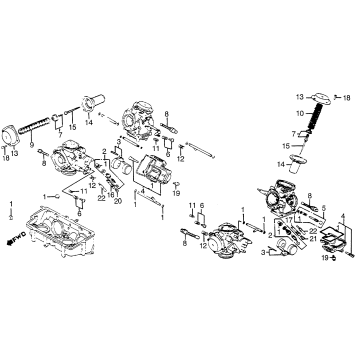 CARBURETOR COMP. PARTS