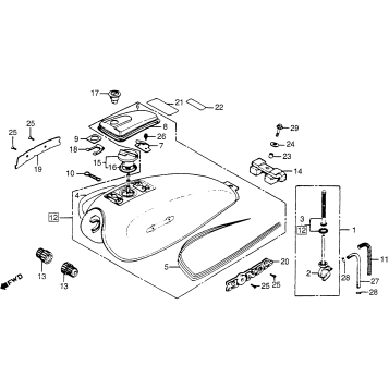 CM400A/TFUEL TANK 79-80