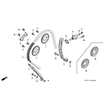 CAM CHAIN + TENSIONER