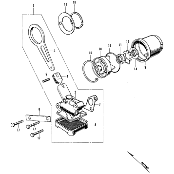 OIL FILTER + OIL PUMP