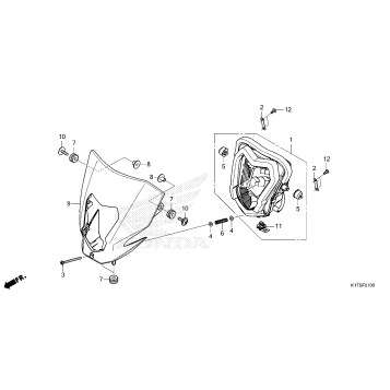 HEADLIGHT (CRF300LA/LDA)