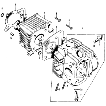 CYLINDER + CYLINDER HEAD