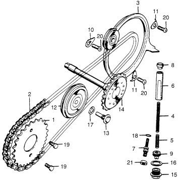 CAM CHAIN + CAM CHAIN TENSIONER
