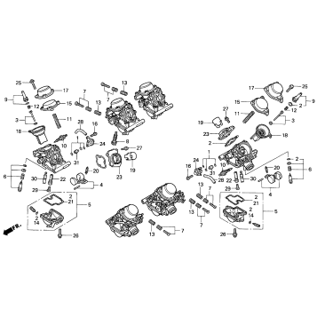 CARBURETOR COMPONENT PARTS
