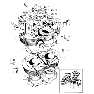 CYLINDER + CYLINDER HEAD