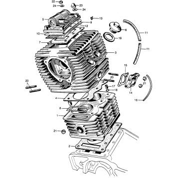 CYLINDER + CYLINDER HEAD