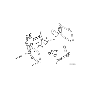 SADDLEBAG, MOUNT BRACKETS