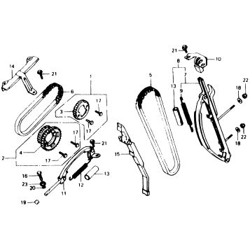 CAM CHAIN + TENSIONER