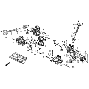 CARBURETOR COMP. PARTS