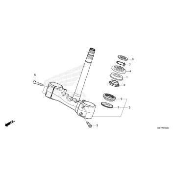 STEERING STEM (CB650RAC)