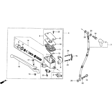 FRONT BRAKE MASTER CYLINDER