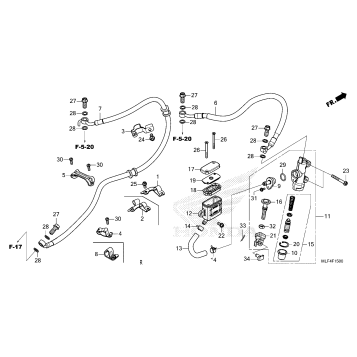 REAR BRAKE MASTER        CYLINDER